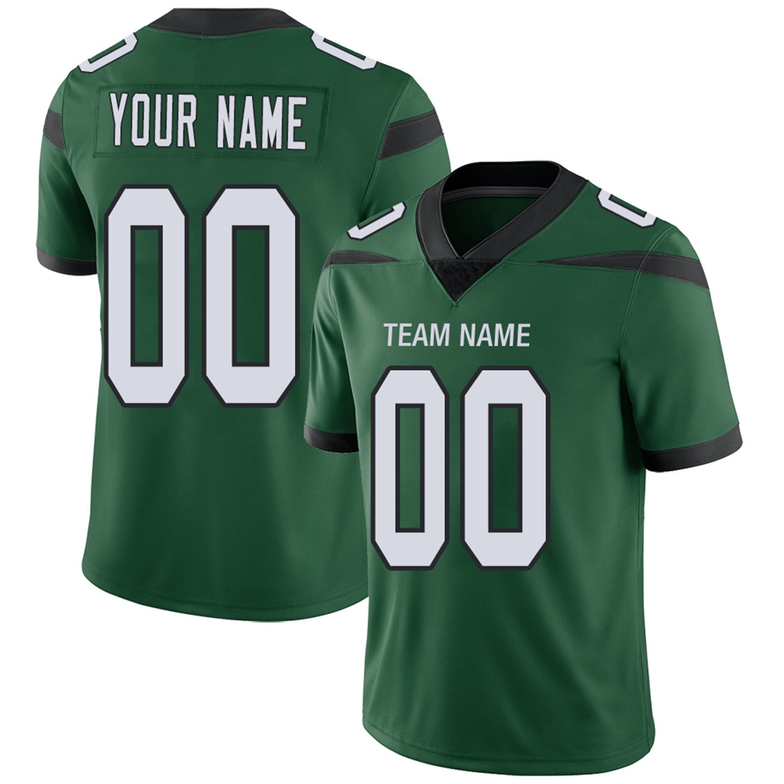 New York Jets Style Customizable Football Jersey – Best Sports Jerseys