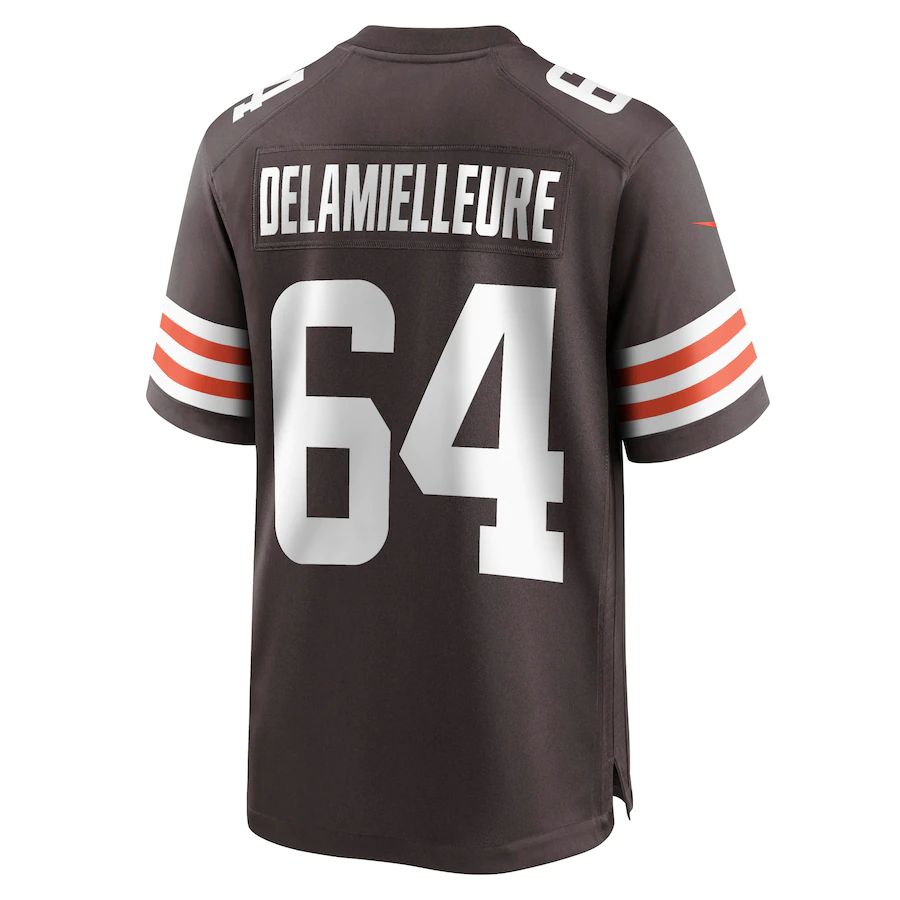 Men's Mitchell & Ness Jim Brown Cleveland Browns Legacy Replica Jersey Size: 4XL