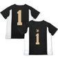 #1 A.Black Knights Garb Toddler Football Jersey - Black Stitched American College Jerseys