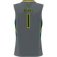 #1 B.Bears GameDay Greats Lightweight Basketball Jersey - Gray Stitched American College Jerseys