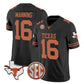 T.Longhorns #16 Arch Manning Jersey Black Stitched American College Jerseys