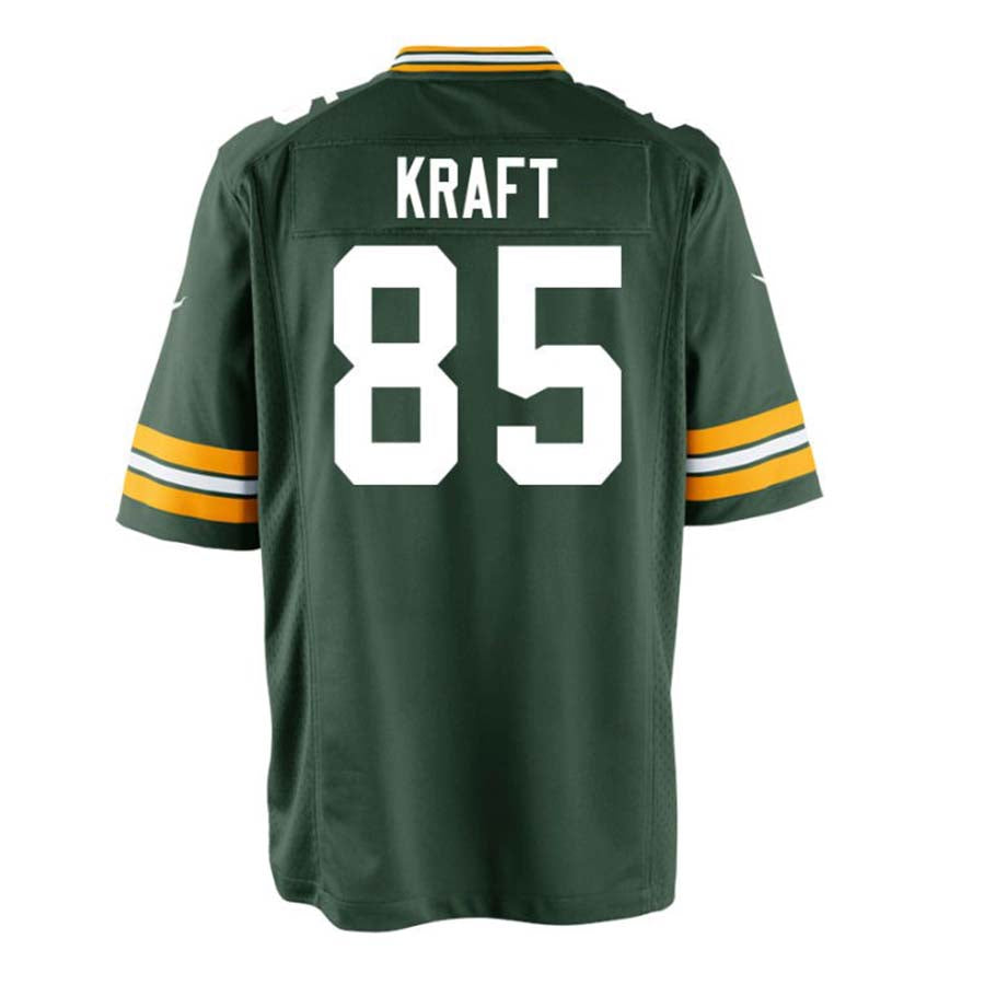 GB.Packers #85 Tucker Kraft Green Game Jersey Stitched American Football Jerseys