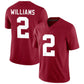 A.Crimson Tide #2 Ryan Williams Red Stitched Football American College Jerseys