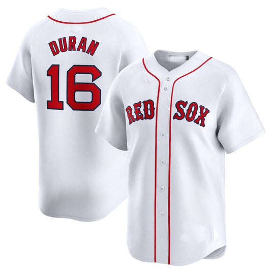 Boston Red Sox #16 Jarren Duran White 2024 Home Limited Stitched Baseball Jersey