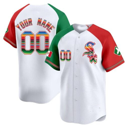 Custom Chicago White Sox Mexico Vapor Premier Limited V2 – All Stitched Baseball Jersey