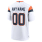 Custom D.Broncos Game Jersey - White American Football Jerseys