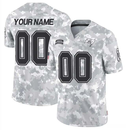 Custom TB.Buccaneers Active Player 2024 F.U.S.E Arctic Camo Salute To Service Limited Stitched Football Jersey