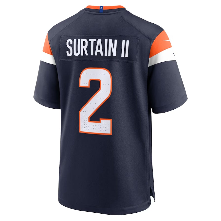 D.Broncos #2 Patrick Surtain II Alternate Game Jersey - Navy American Football Jerseys