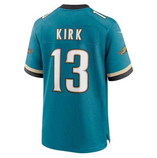 J.Jaguars #13 Christian Kirk Prowler Throwback Player Game Jersey - Teal Football Jerseys