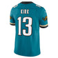 J.Jaguars #13 Christian Kirk Prowler Throwback Vapor F.U.S.E. Limited Jersey - Teal Football Jerseys