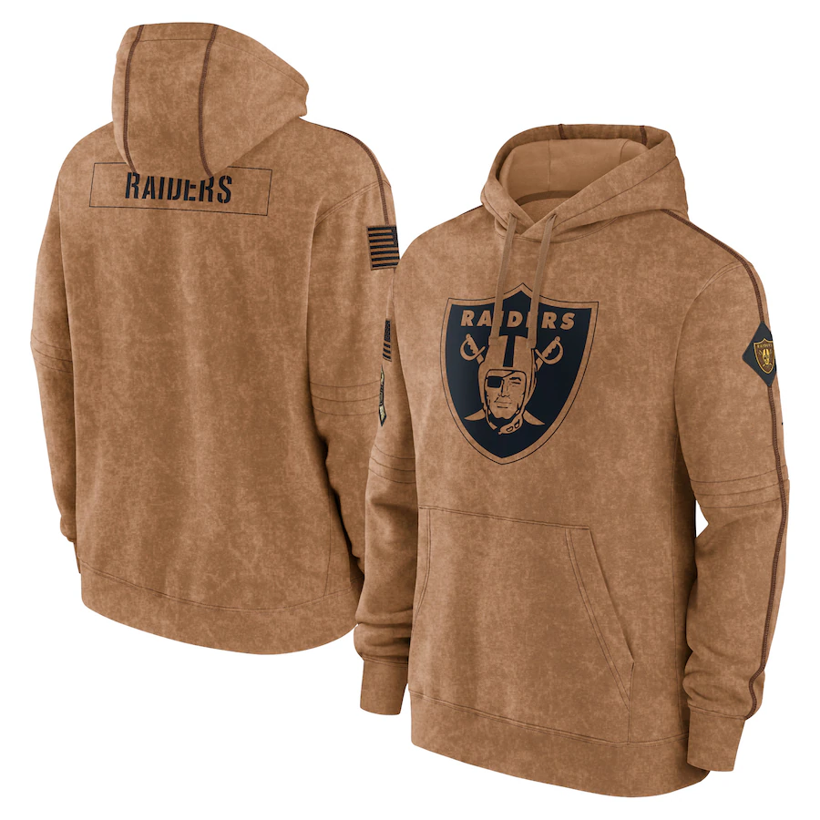 L.Raiders 2023 Salute To Service Club Pullover Hoodie Cheap sale Birthday and Christmas gifts Stitched American Football Jerseys