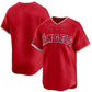 Los Angeles Angels Blank Red Alternate Limited Baseball Stitched Jersey