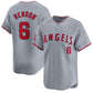 Los Angeles Angels #6 Anthony Rendon Gray Away Limited Baseball Stitched Jersey