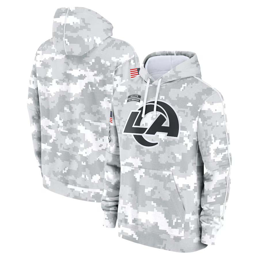 LA.Rams 2024 Salute To Service Club Pullover Hoodie Cheap sale Birthday and Christmas gifts Stitched American Football Jerseys