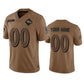 Custom B.Ravens Active Player Custom 2023 Brown Salute To Service Limited Stitched Jersey