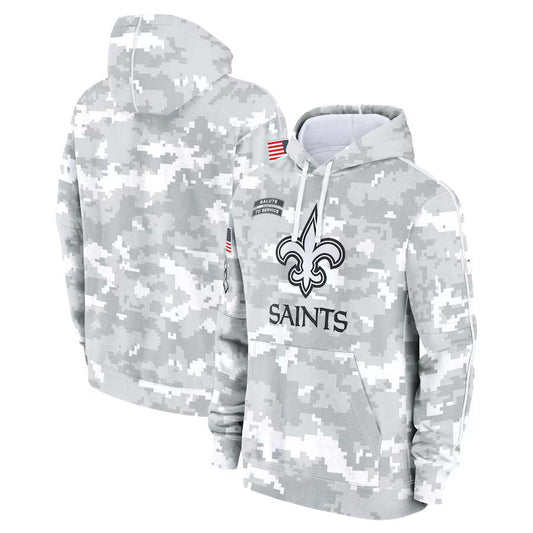 NO.Saints 2024 Salute To Service Club Pullover Hoodie Cheap sale Birthday and Christmas gifts Stitched American Football Jerseys