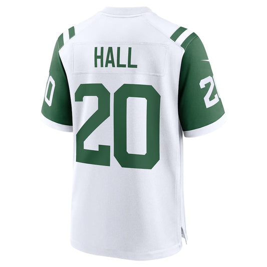 NY.Jets #20 Breece Hall Classic Alternate Game Jersey - White American Football Jerseys