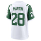 NY.Jets #28 Curtis Martin Classic Alternate Retired Player Game Jersey - White American Football Jerseys