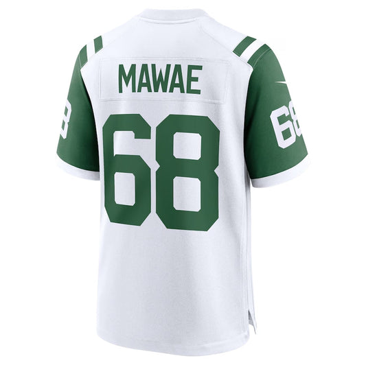 NY.Jets #68 Kevin Mawae Classic Alternate Retired Player Game Jersey - White American Football Jerseys