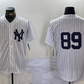 New York Yankees #89 Jasson Dominguez White Cool Base Stitched Baseball Jersey