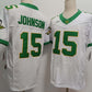 O.Ducks #15 Tez Johnson White 2024 FUSE Football Stitched American College Jerseys