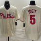 Philadelphia Phillies #5 Bryson Stott Cream Cool Base Baseball Jersey