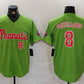 Philadelphia Phillies #8 Nick Castellanos Number Green With Patch Stitched Cool Base Baseball Jersey