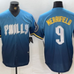 Philadelphia Phillies #9 Whit Merrifield Blue 2024 City Connect Limited Stitched Baseball Jerseys