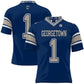 G.Hoyas GameDay Greats #1 Navy Football Jersey American College Jerseys