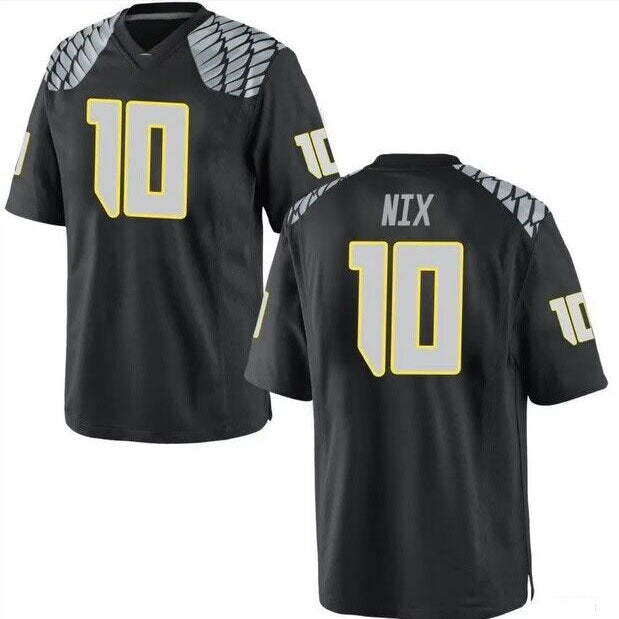 O.Ducks #10 Bo Nix Alternate Game Jersey Sequoia Stitched American College Jerseys