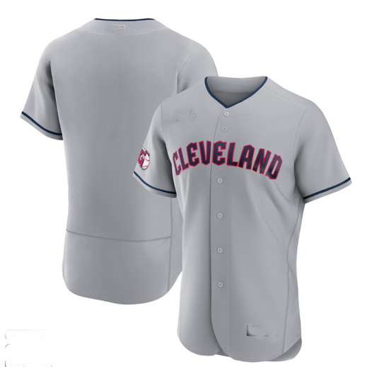 Cleveland Guardians Road Authentic Team Jersey - Gray Baseball Jerseys