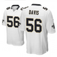 NO.Saints #56 Demario Davis White Game Player Jersey Stitched American Football Jerseys