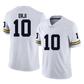 M.Wolverines #10 Alex Orji white Stitched Jersey College Jerseys