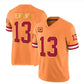 TB.Buccaneers #13 Mike Evans Throwback Game Jersey - Orange Stitched American Football Jerseys