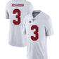 A.Crimson Tide #3 Trent Richardson White College Football Jersey