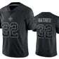 NO.Saints #32 Tyrann Mathieu Black RFLCTV Limited Jersey Stitched American Football Jersey