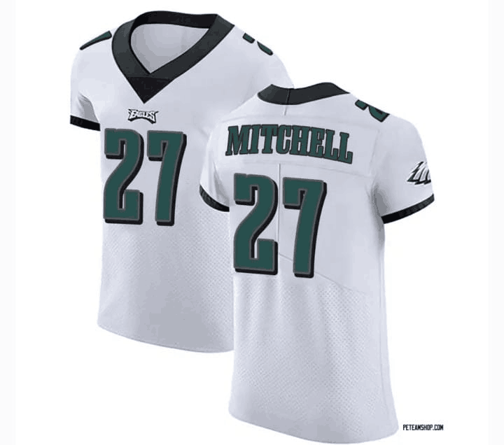 P.Eagles #27 Quinyon Mitchell White Vapor Untouchable Elite Stitched American Football Jerseys