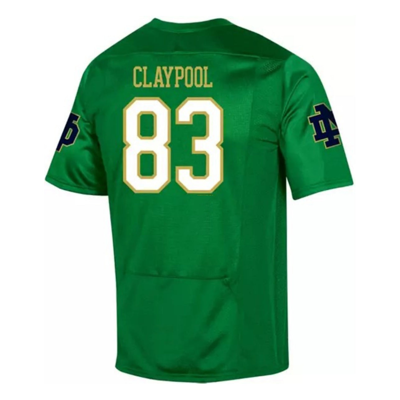 N.Dame Fighting Irish #83 Chase Claypool Green Replica Football Stitched American College Jerseys