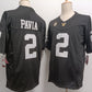 V.Commodores #2 Diego Pavia Black FUSE Football Stitched American College Jerseys