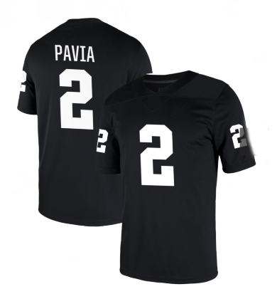 V.Commodores #2 Diego Pavia Black Game Football Stitched American College Jerseys