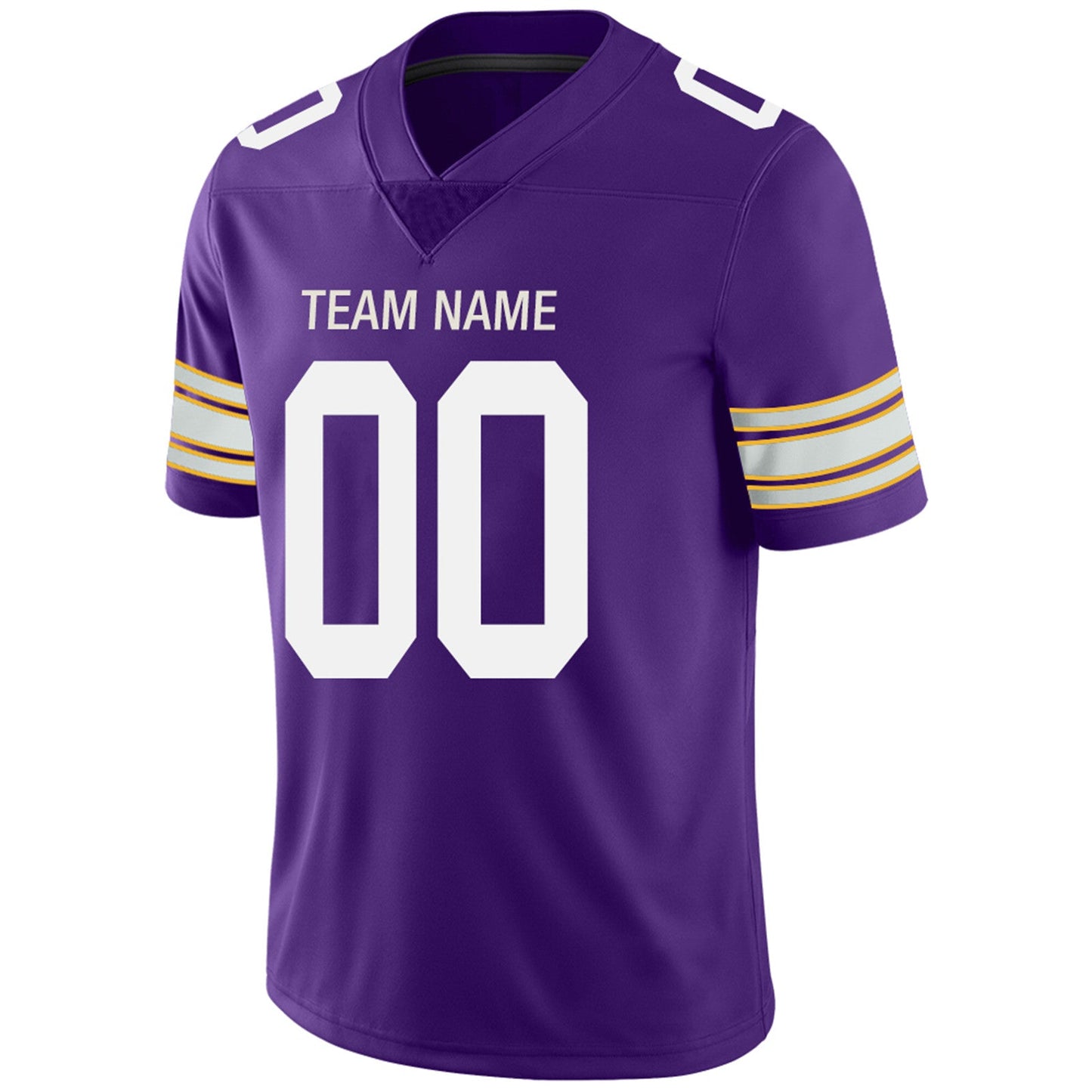 Custom MN.Vikings Football Jerseys Team Player or Personalized Design Your Own Name for Men's Women's Youth Jerseys Purple