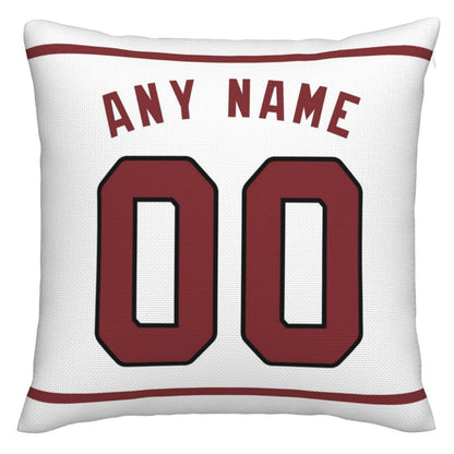 Custom A.Cardinals Pillow Decorative Throw Pillow Case - Print Personalized Football Team Fans Name & Number Birthday Gift Football Pillows