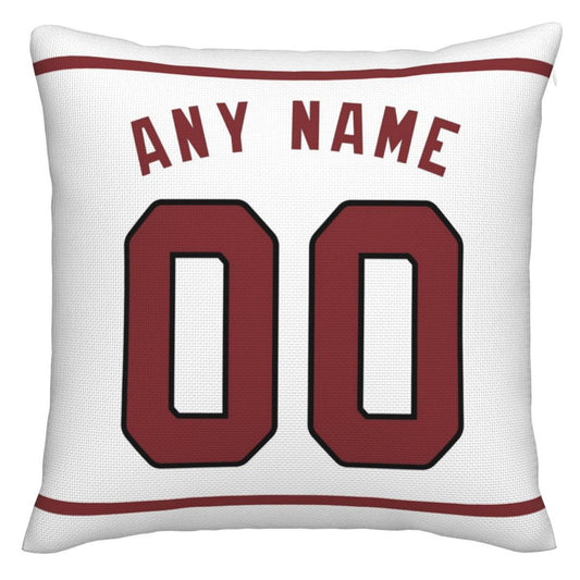 Custom A.Cardinals Pillow Decorative Throw Pillow Case - Print Personalized Football Team Fans Name & Number Birthday Gift Football Pillows