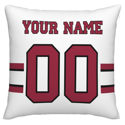 Custom A.Cardinals Pillow Decorative Throw Pillow Case - Print Personalized Football Team Fans Name & Number Birthday Gift Football Pillows