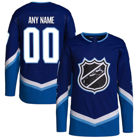 Custom C.Avalanche 2022 All-Star Game Western Conference Pick-A-Player Jersey Blue Stitched American Hockey Jerseys