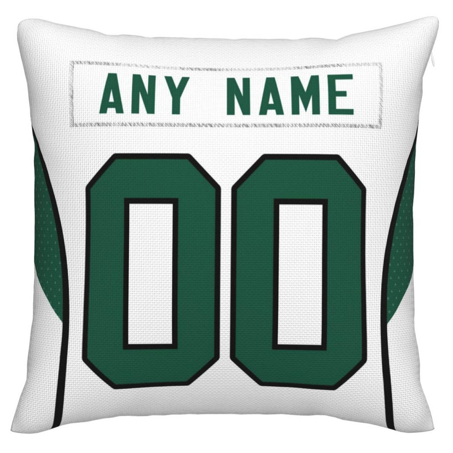 Custom NY.Jets Pillow Decorative Throw Pillow Case - Print Personalized Football Team Fans Name & Number Birthday Gift Football Pillows