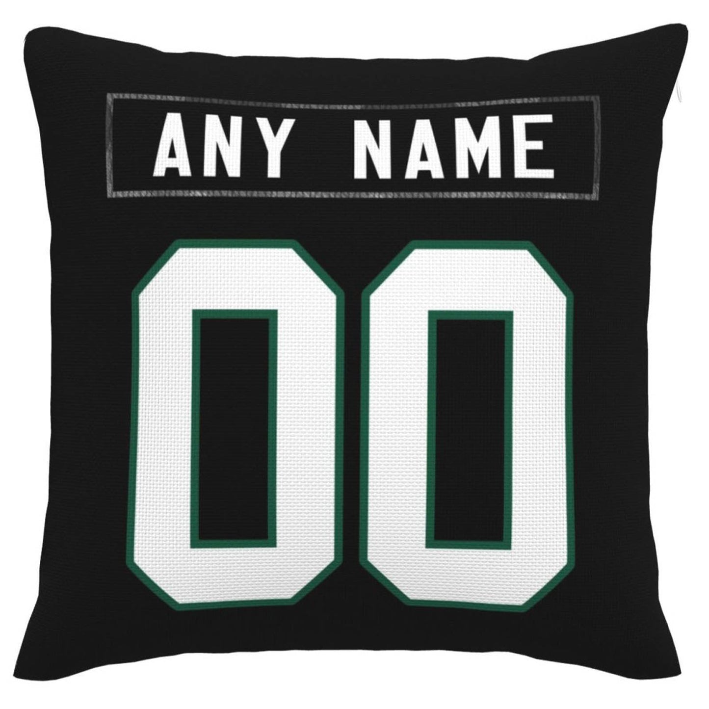 Custom NY.Jets Pillow Decorative Throw Pillow Case - Print Personalized Football Team Fans Name & Number Birthday Gift Football Pillows