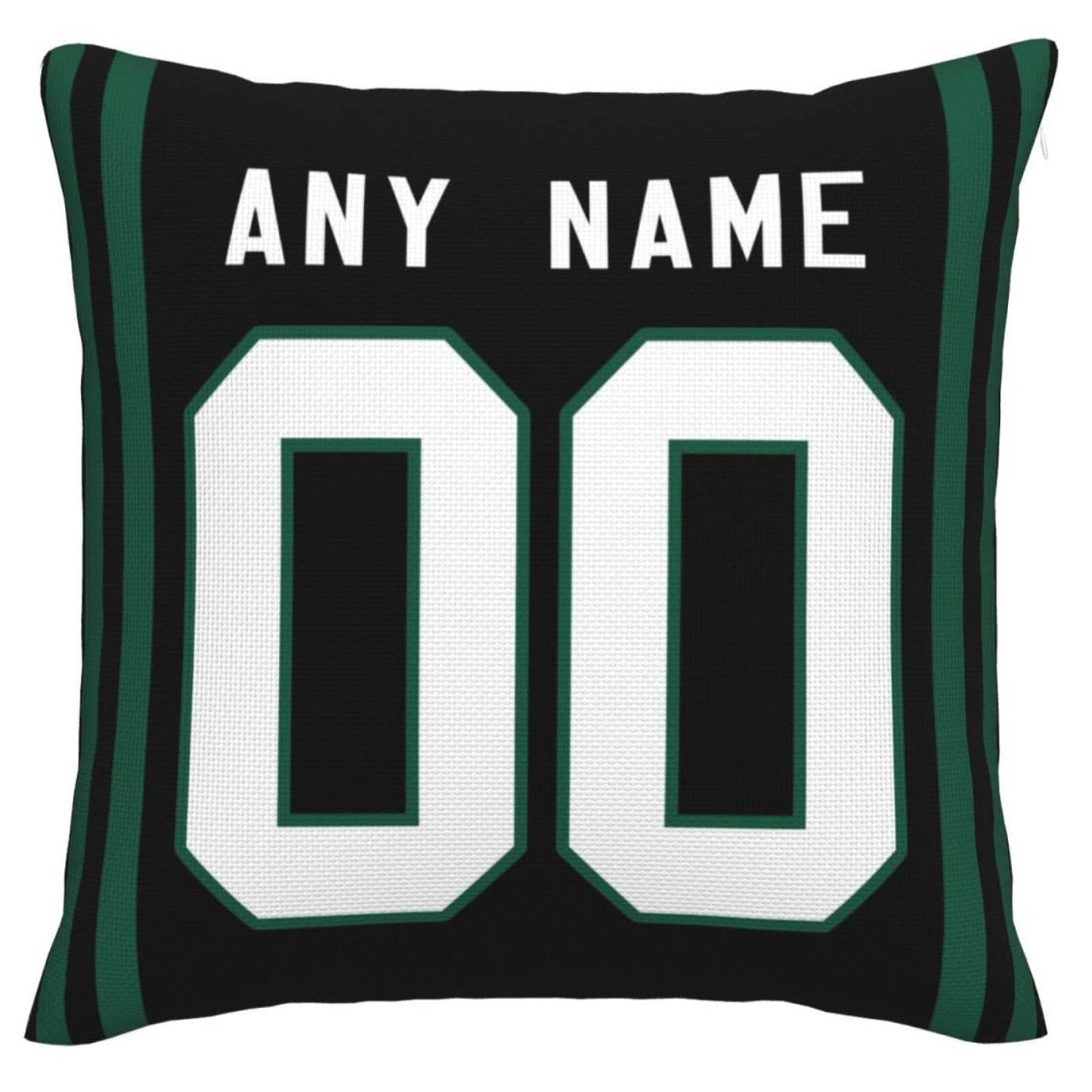 Custom NY.Jets Pillow Decorative Throw Pillow Case - Print Personalized Football Team Fans Name & Number Birthday Gift Football Pillows