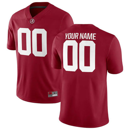 Custom A.Crimson Tide Football Game Jersey  Crimson American Stitched College Jerseys