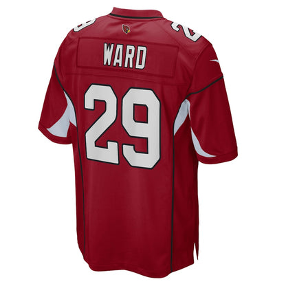 A.Cardinal #29 Jonathan Ward Cardinal Game Jersey Stitched American Football Jerseys